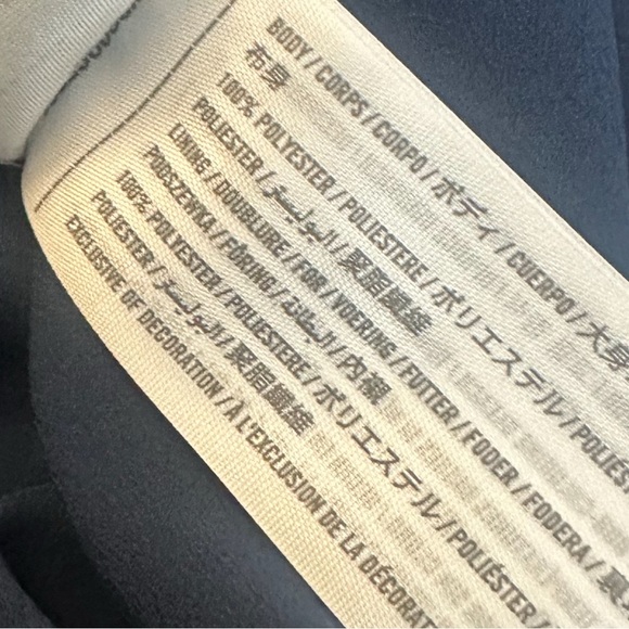 Abercrombie & Fitch Navy White Polka Dot Wrap Dress XXS Cottagecore Coquette - Picture 7 of 7